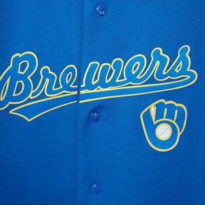 Milwaukee Brewers vintage jersey - Size Large